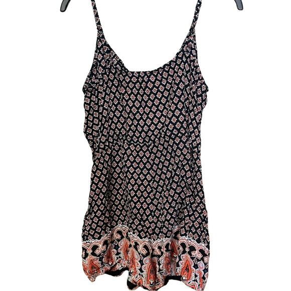 UP by ultra pink romper bohemian drawstring waist adjustable lightweight size M - Picture 2 of 3